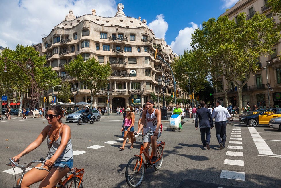 Fietsen langs alle bouwwerken van Gaudi wordt straks nog makkelijker