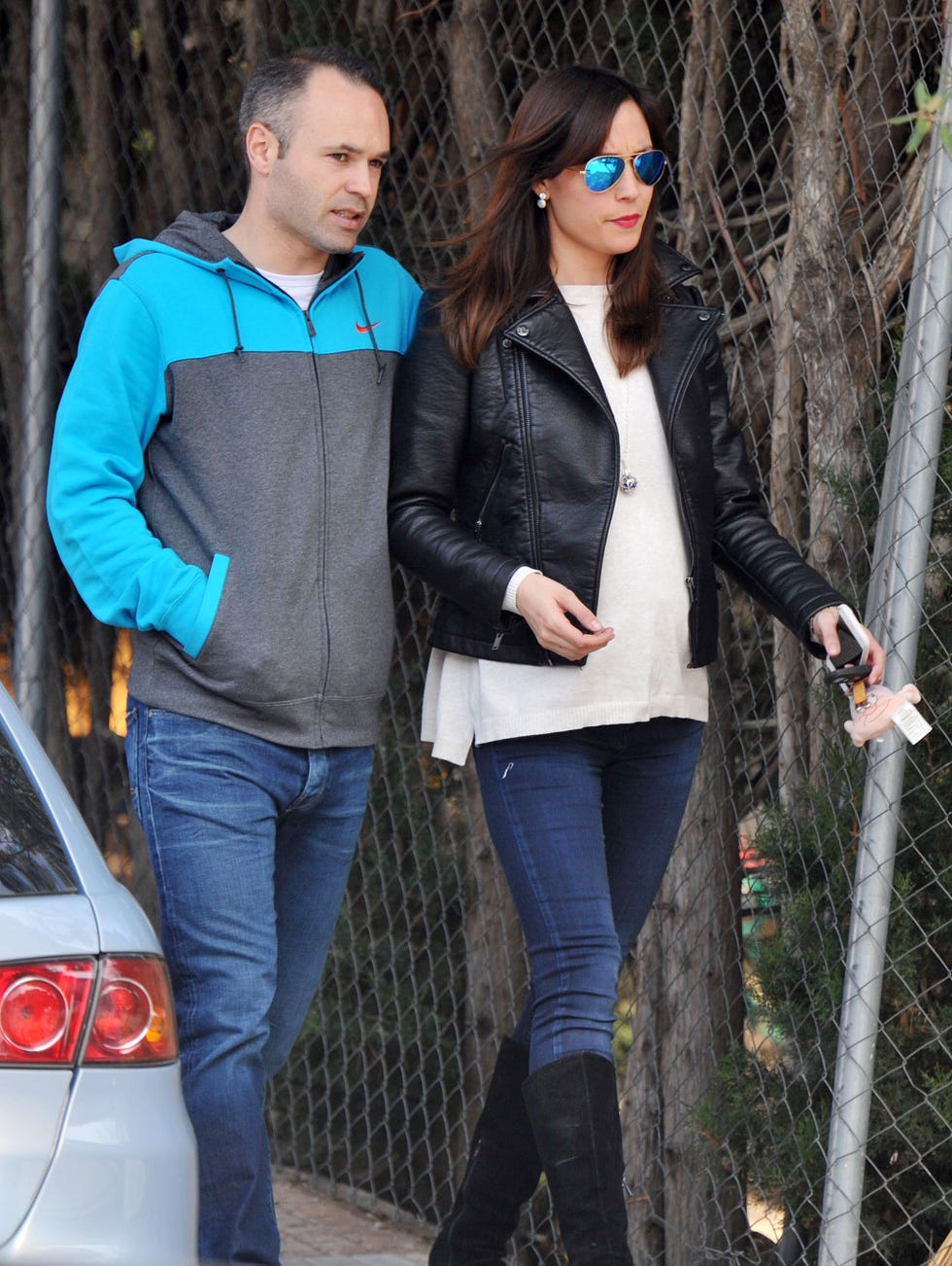 Andres Iniesta y Anna Ortiz en 2015