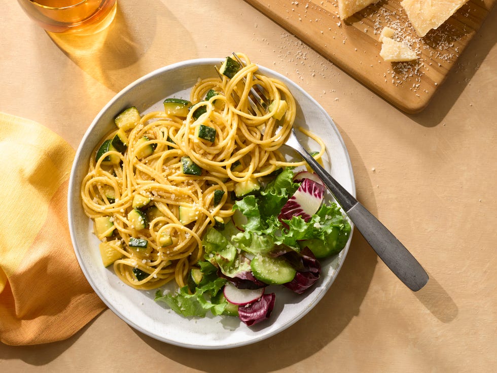 spaghetti zucchini carbonara