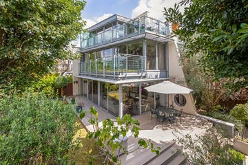 london house for sale with glass cube on the top floor