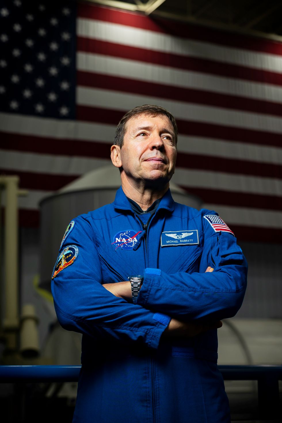 astronaut and physician michael barratt, former head of nasa’s human research program at the johnson space center in houston