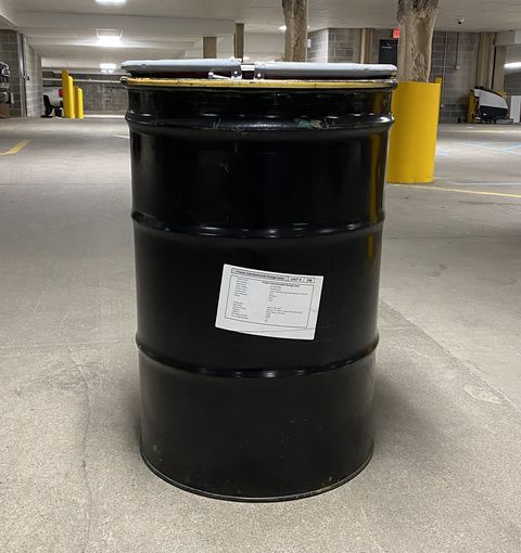 steel 55 gallon drum