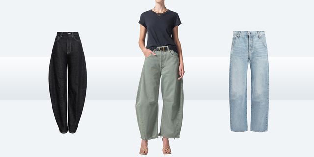 18 Best Barrel Leg Jeans Worth Adding to Your Closet 2024