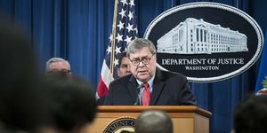 Attorney General William Barr Makes Announcement On Cyber-Related Law Enforcement Action