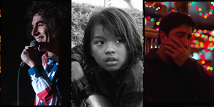 stills from various movies in the list, compiled in a triptych