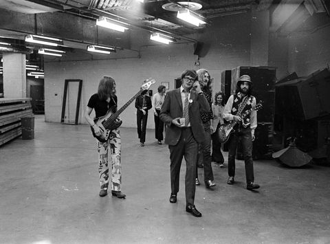 Led Zeppelin Backstage At The Forum