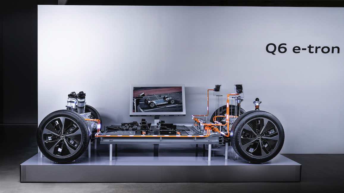 preview for La batería de los Audi Q6 e-tron y Porsche Macan, al descubierto