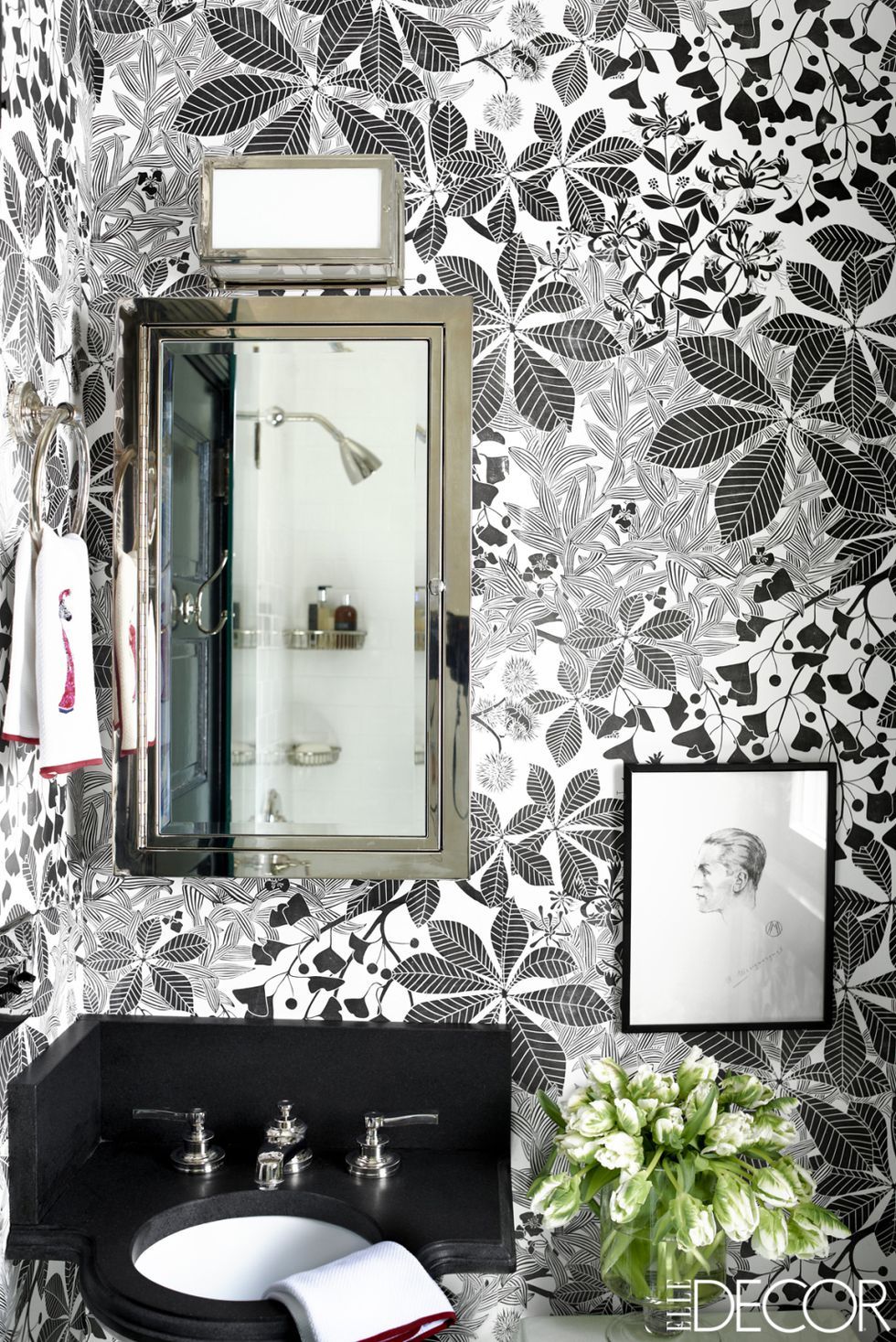 15 Catchy Bathroom Wallpaper Ideas  Shelterness