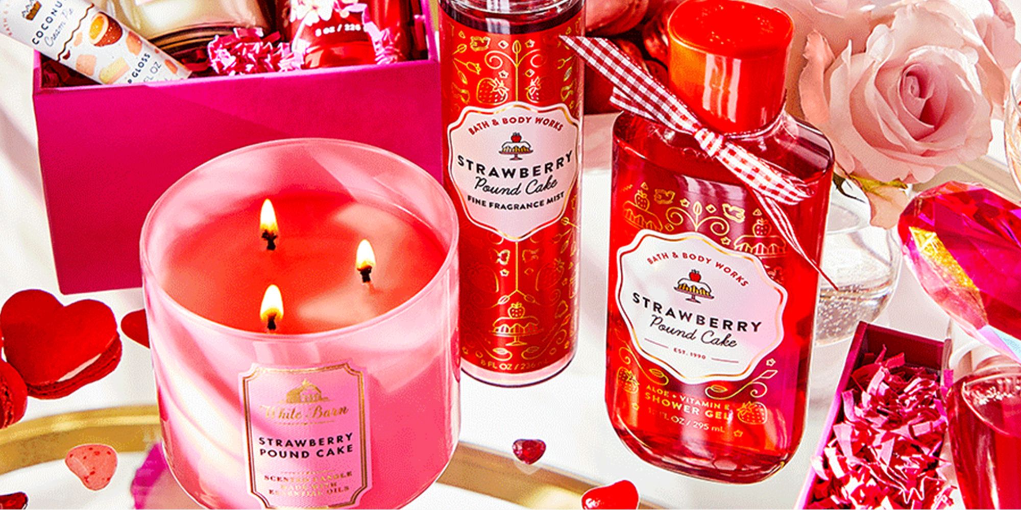 bath and body works valentines candles 2021