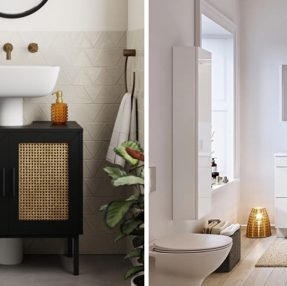 90 Inspiring Bathroom Shelf Ideas for a Clutter-Free Space  Black bathroom  decor, White bathroom decor, Bathroom design
