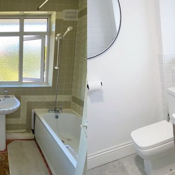 baño reformado antes y después