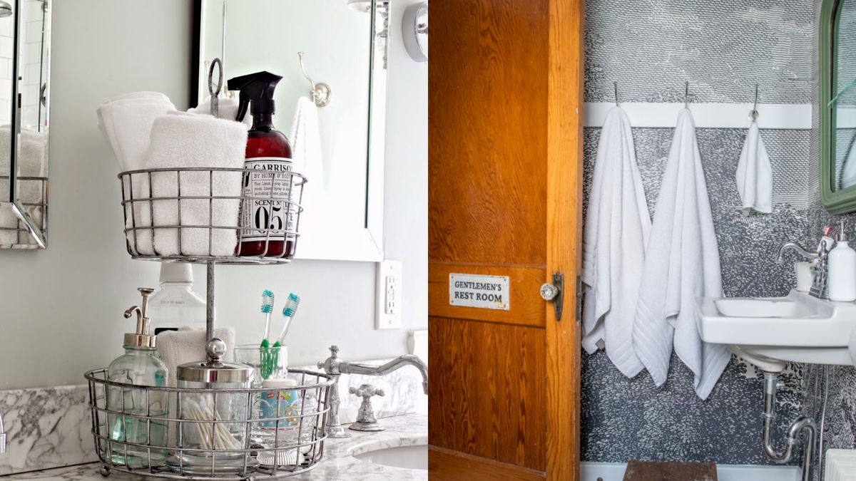 25 Best Bathroom Organization Ideas - DIY Bathroom Storage Organizers