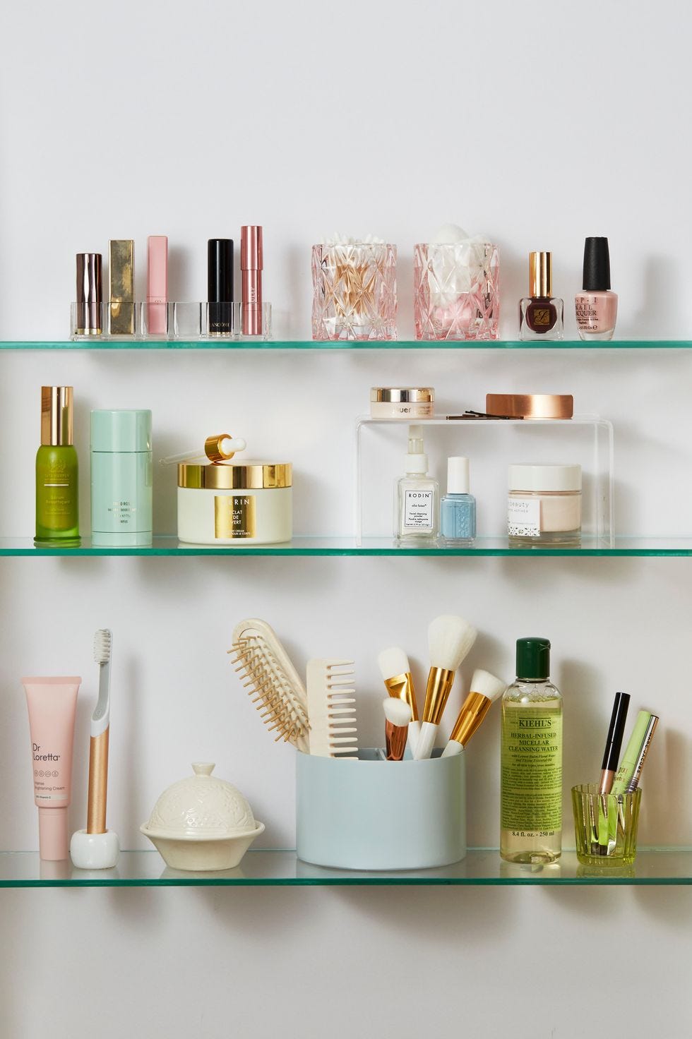 bathroom shelf