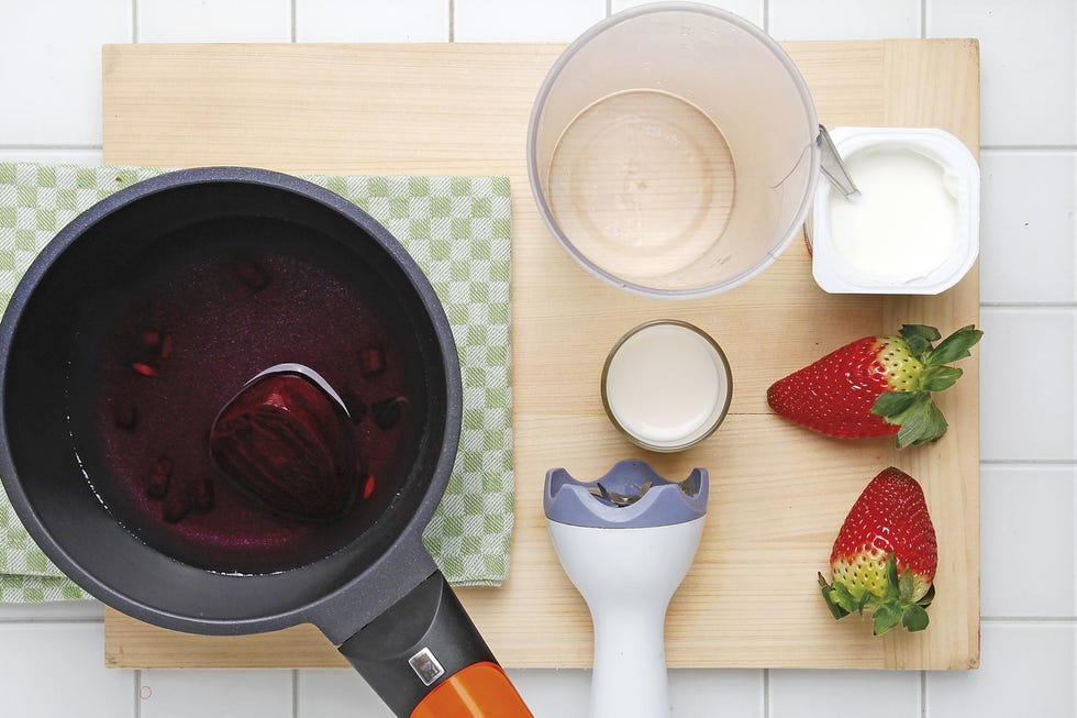 smoothie de fresa y remolacha