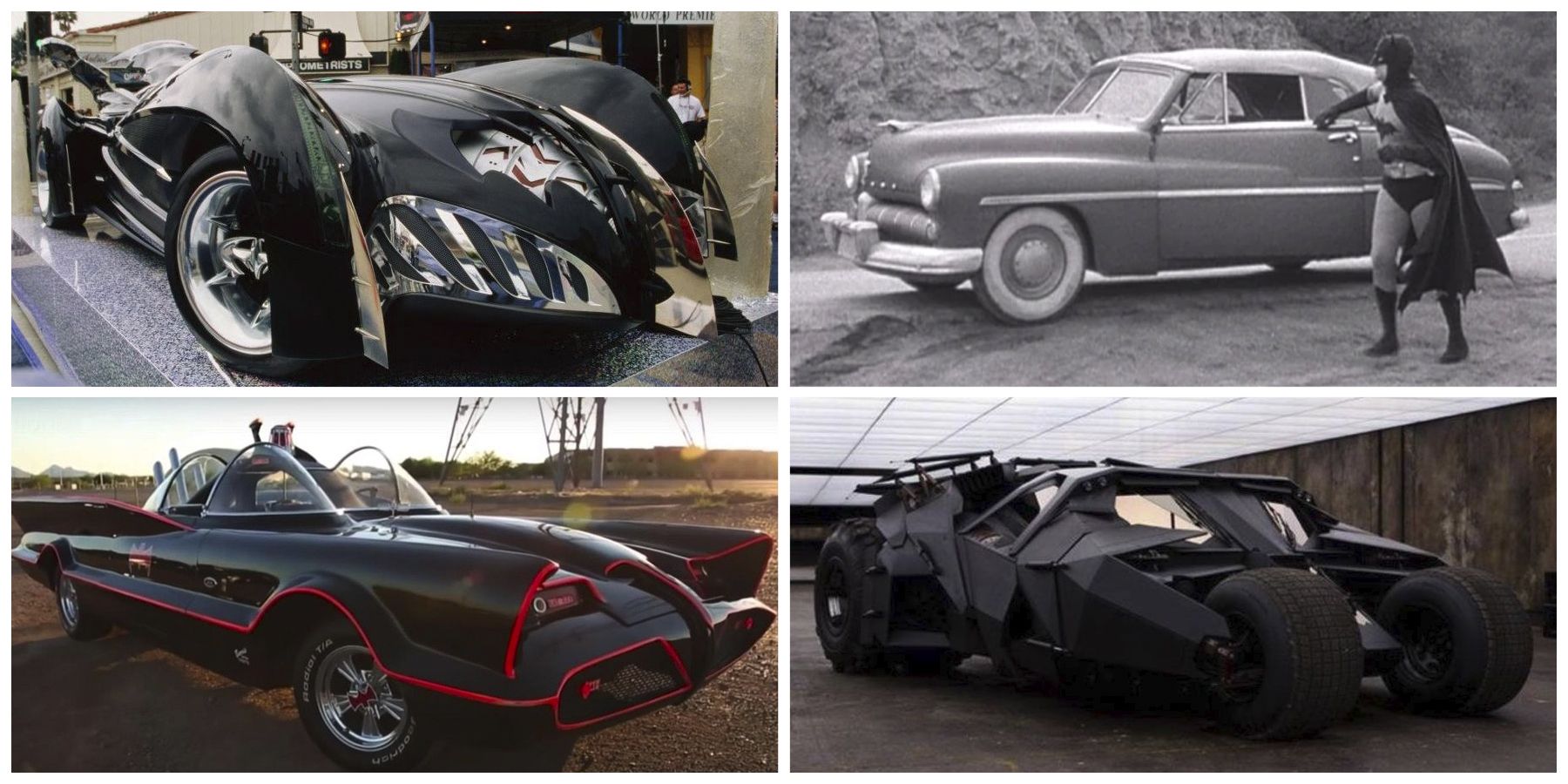 Batmobiles down the ages - check out Batman's best vehicles