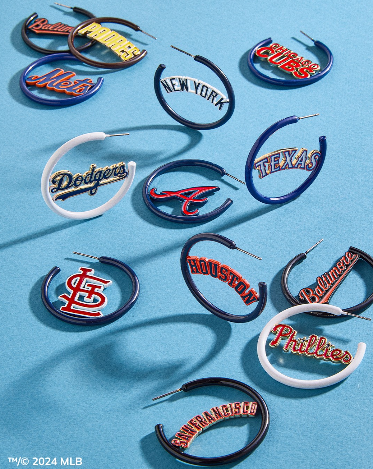 MLB Keychain - Los Angeles Dodgers – MLB keychain – BaubleBar