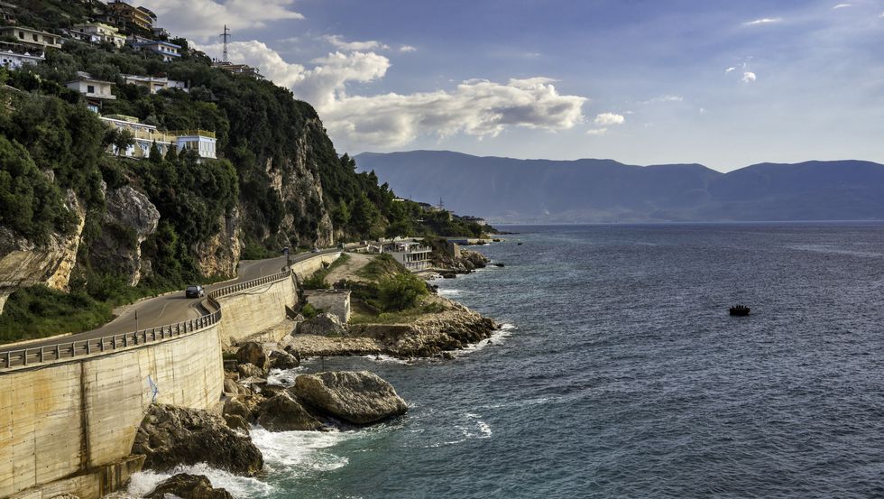 Bay of Vlora, Adriatic Sea, near Vlora, Albania