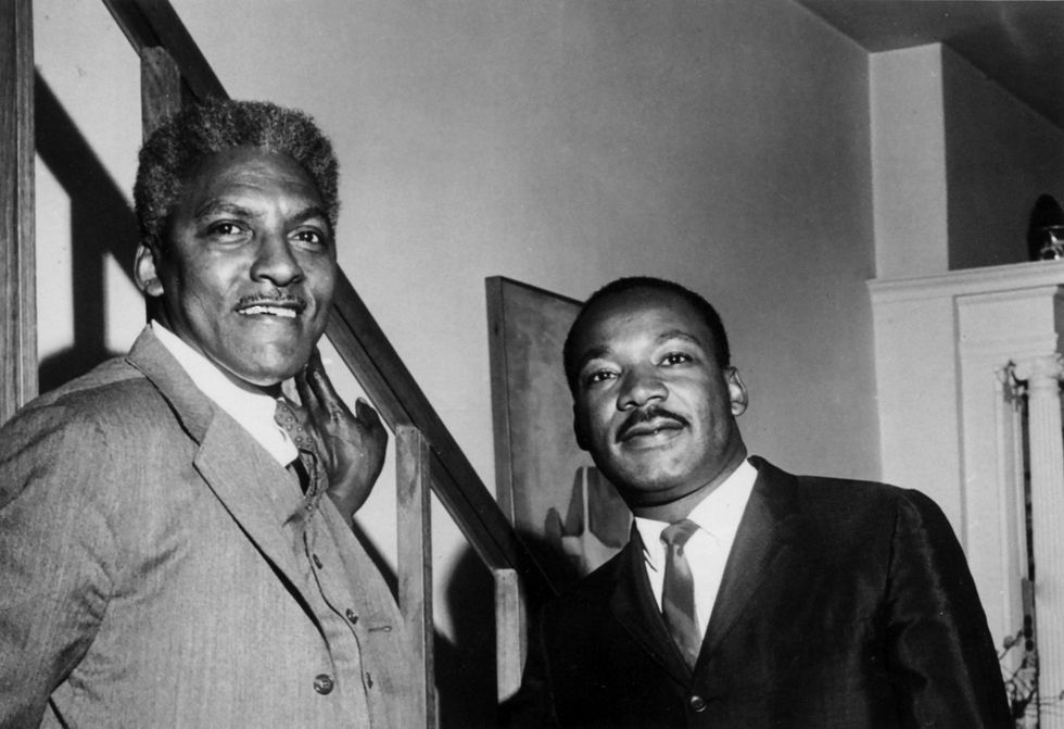 Bayard Rustin and Martin Luther King Jr.