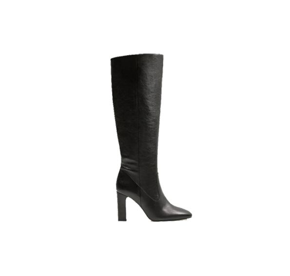 Footwear, Boot, Knee-high boot, Shoe, High heels, Riding boot, Leather, 
