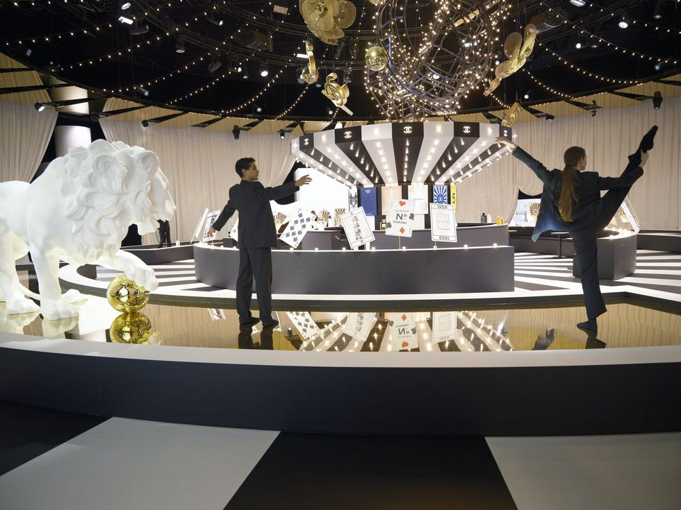 London, UK - 20 December 2022, Louis Vuitton Christmas showcase