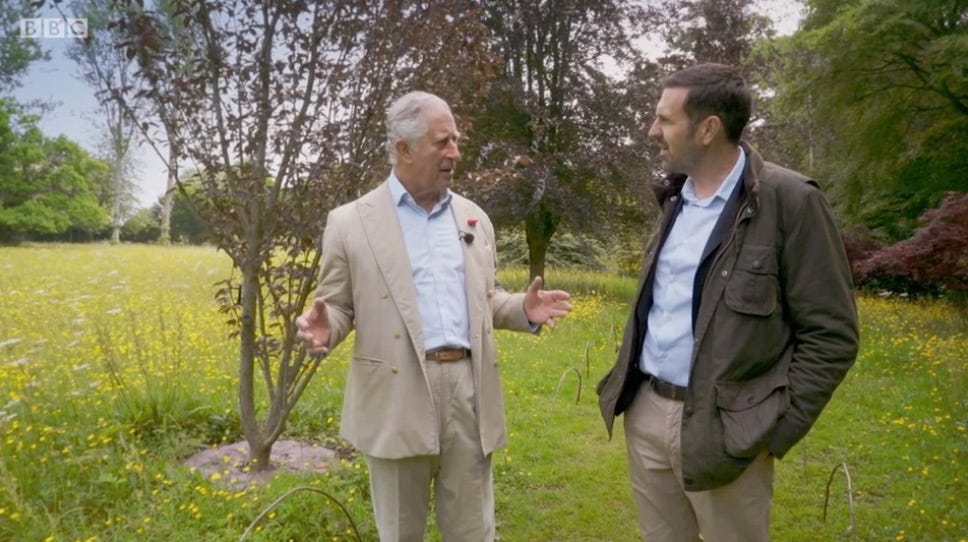 Adam Frost meets Prince Charles to talk about the issue of biosecurity - BBC's Gardeners' World