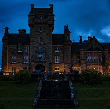 bbc's the traitors, filmed at ardross castle, north of inverness in the scottish highlands