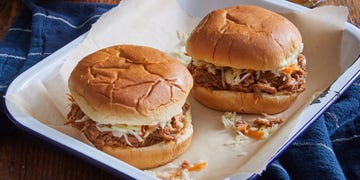 bbq pulled pork with cabbage slaw