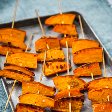 best vegetarian barbecue recipes barbecued sweet potato wedges