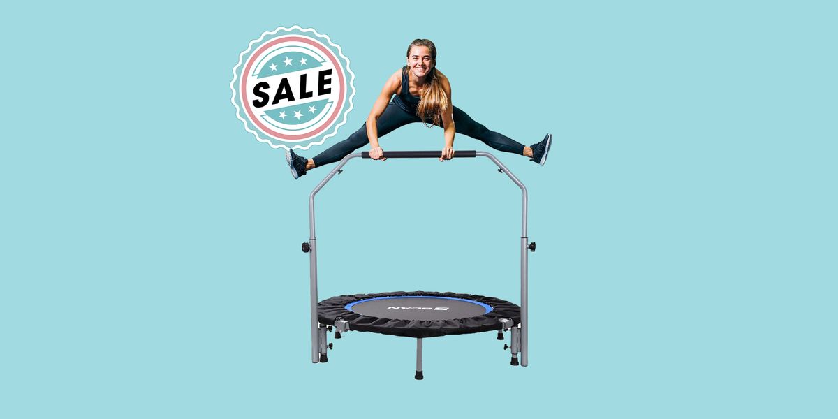 Amazon Shoppers Say This Mini Exercise Trampoline is ‘Perfect for Cardio Workouts’