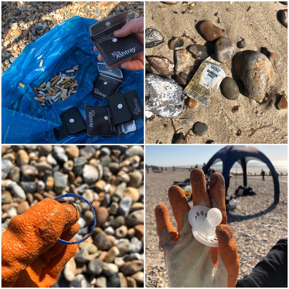 beach clean findings