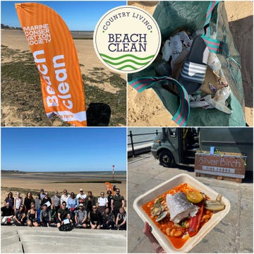 country living beach clean 2022