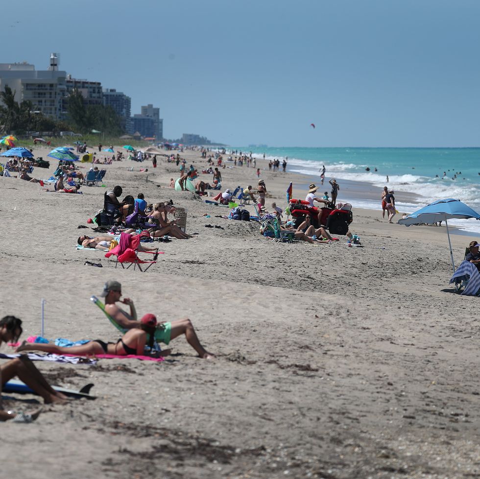 majority of florida counties re open retail stores, restaurants, and beaches