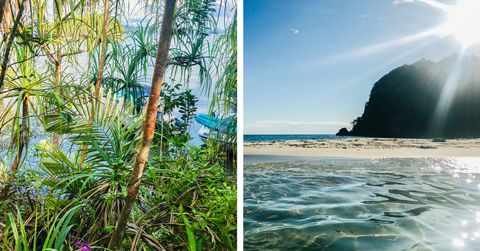 aqua blu excursions around raja ampat, indonesia deserted beaches, jungle covered islands
