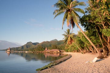 beach on tahiti