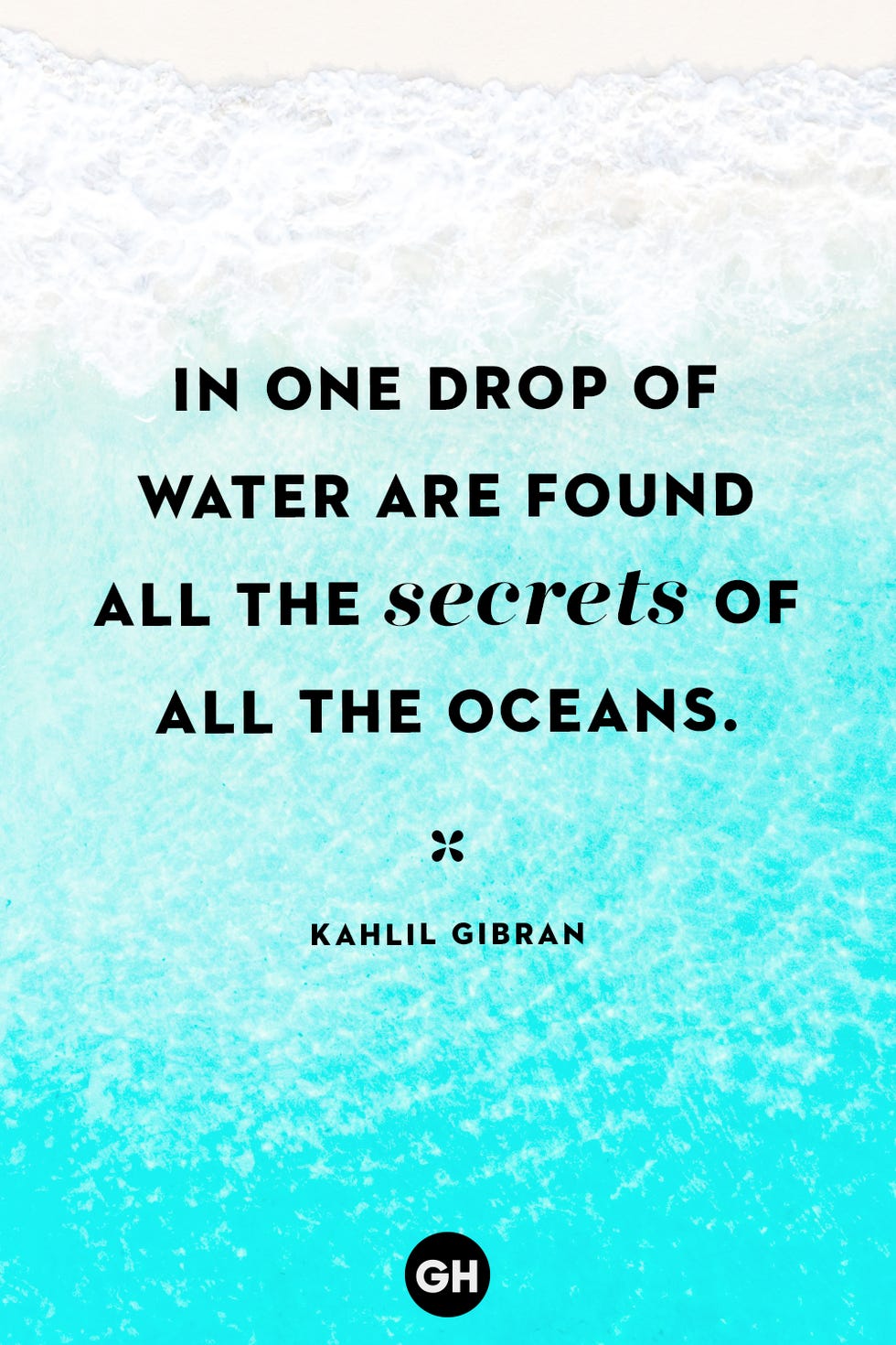 quote about the beach by kahlil gibran