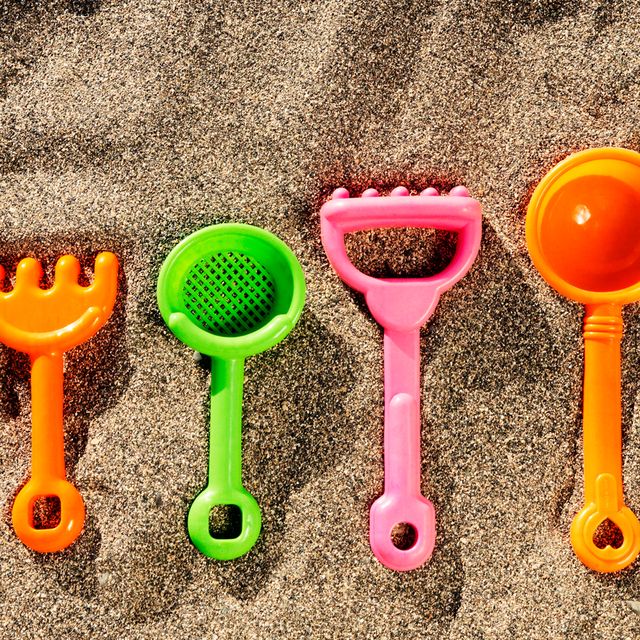 Small Bucket Beach Toys Children's Plastic Bucket Mini Playing