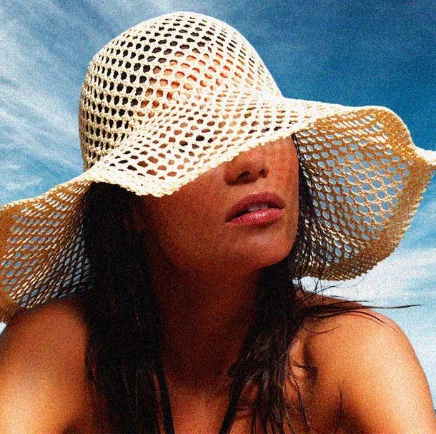 Summer Simple Straw Hats Women Men Wide Brim Beach Sun Hat