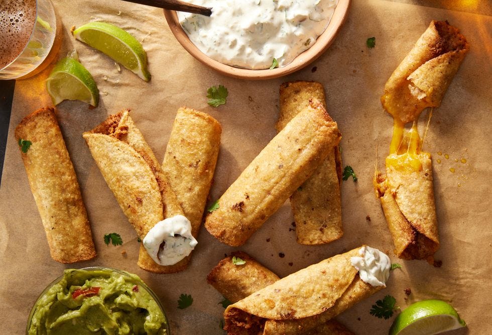 bean and cheese taquitos