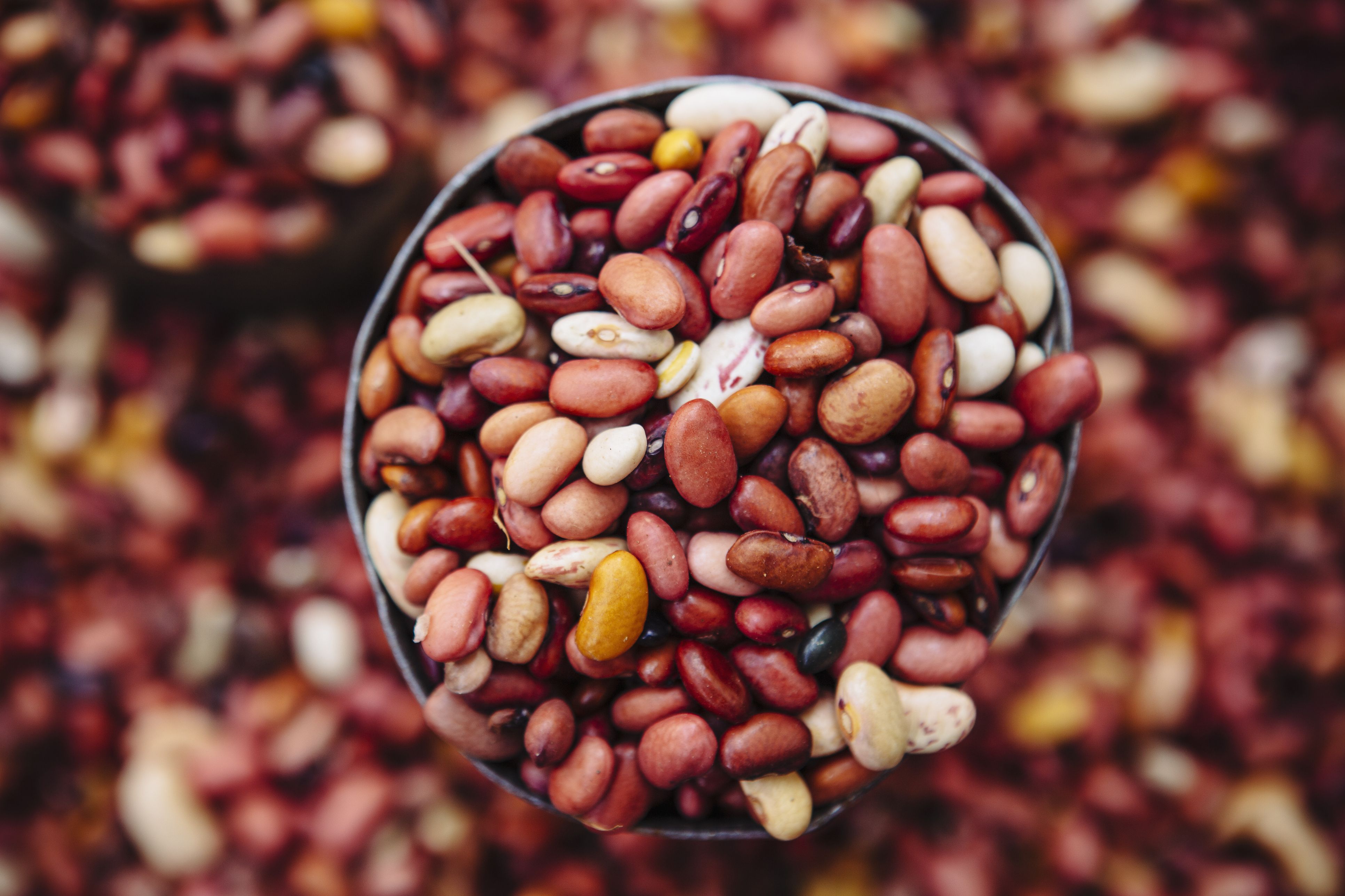 Beans for sale in the old City of Harar in Eastern Ethiopia
