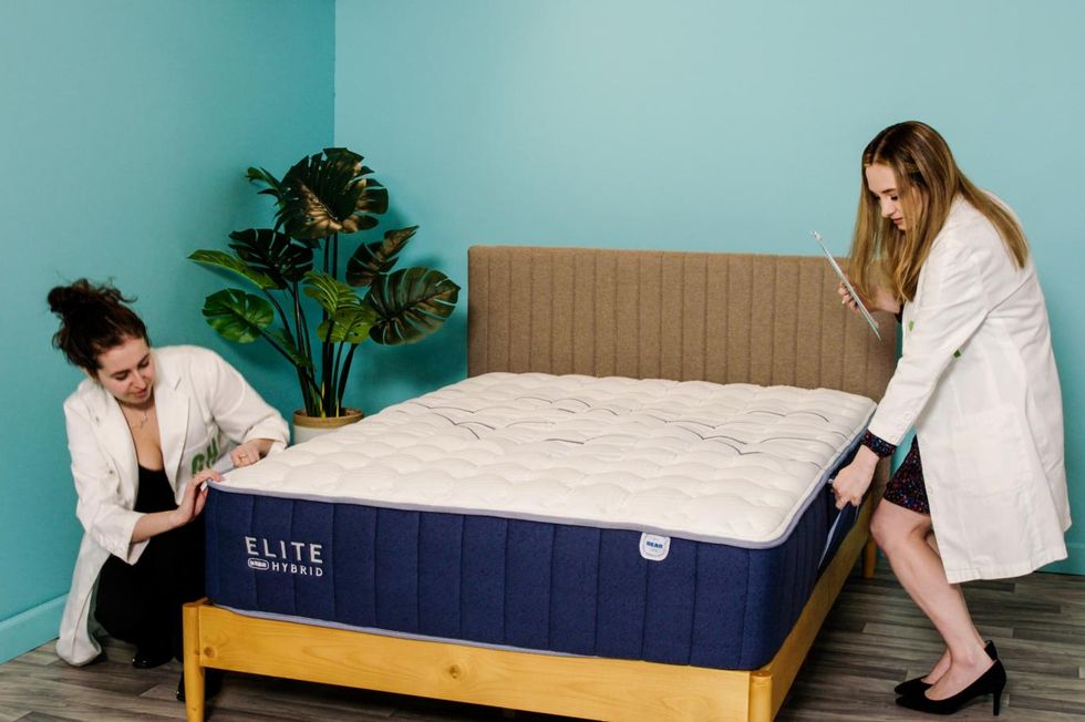 best mattress bear elite hybrid testing at good housekeeping