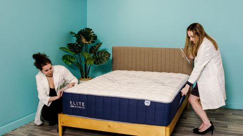 best mattress bear elite hybrid testing at good housekeeping