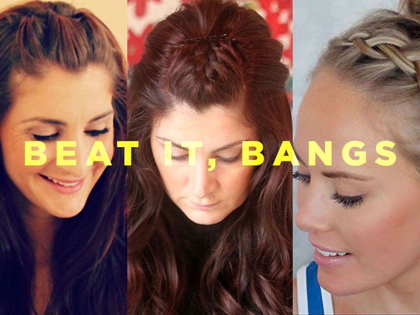 hairstyles to keep bangs out of face | Women's Health