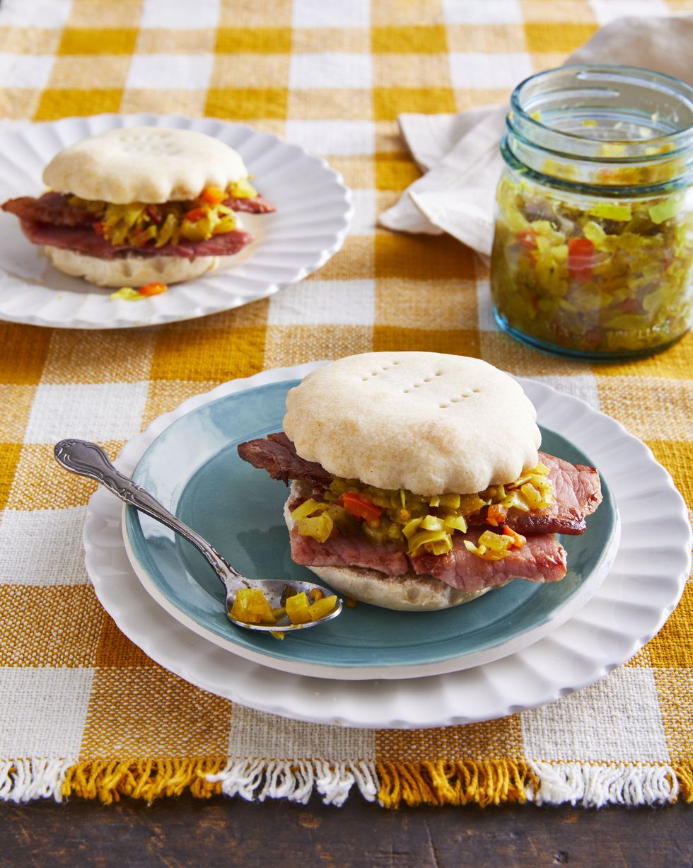 beaten biscuits with country ham