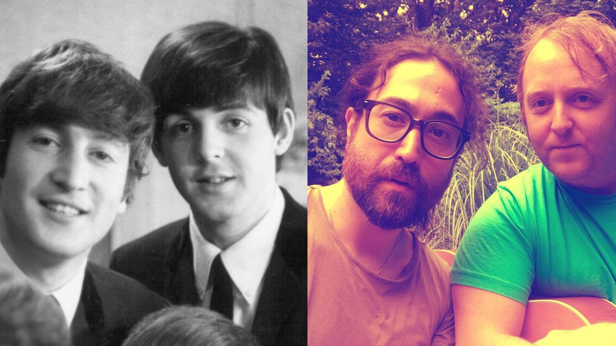 John Lennon and Paul McCartney's Sons Are Perfect Copies of Their Dads in This New Photo