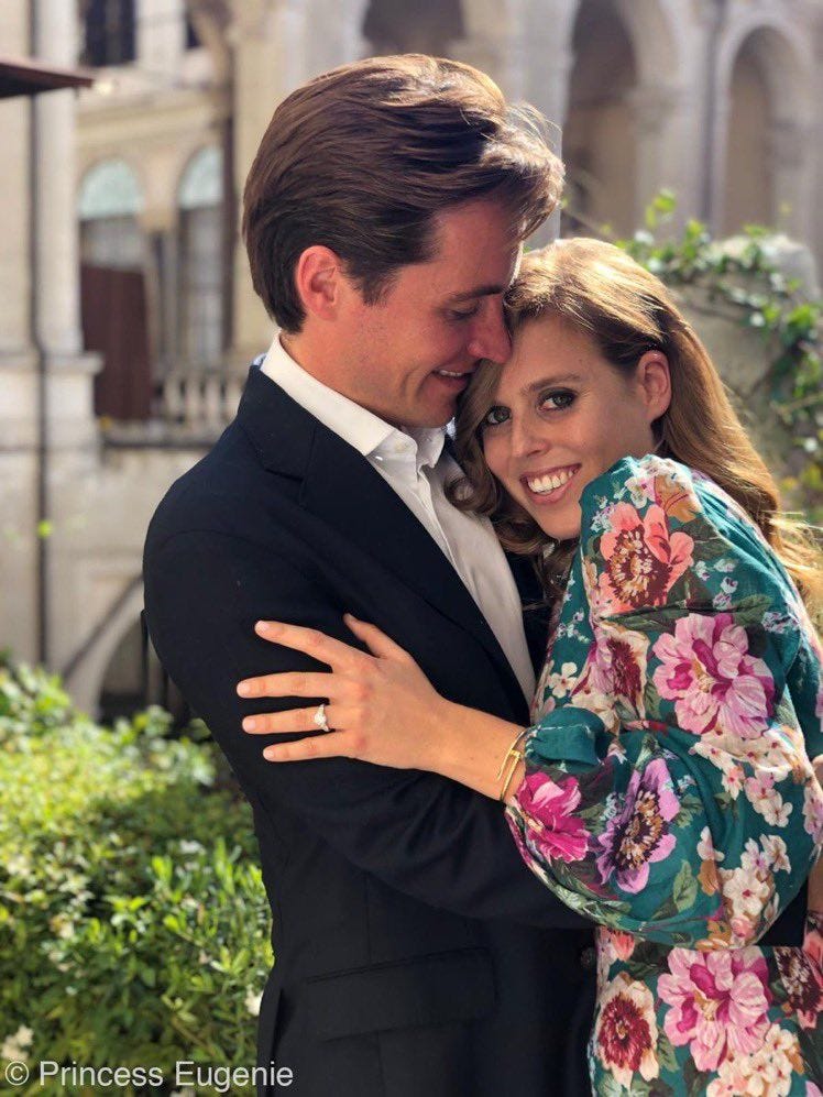 See Princess Beatrice Edoardo Mapelli Mozzi s Engagement Photos