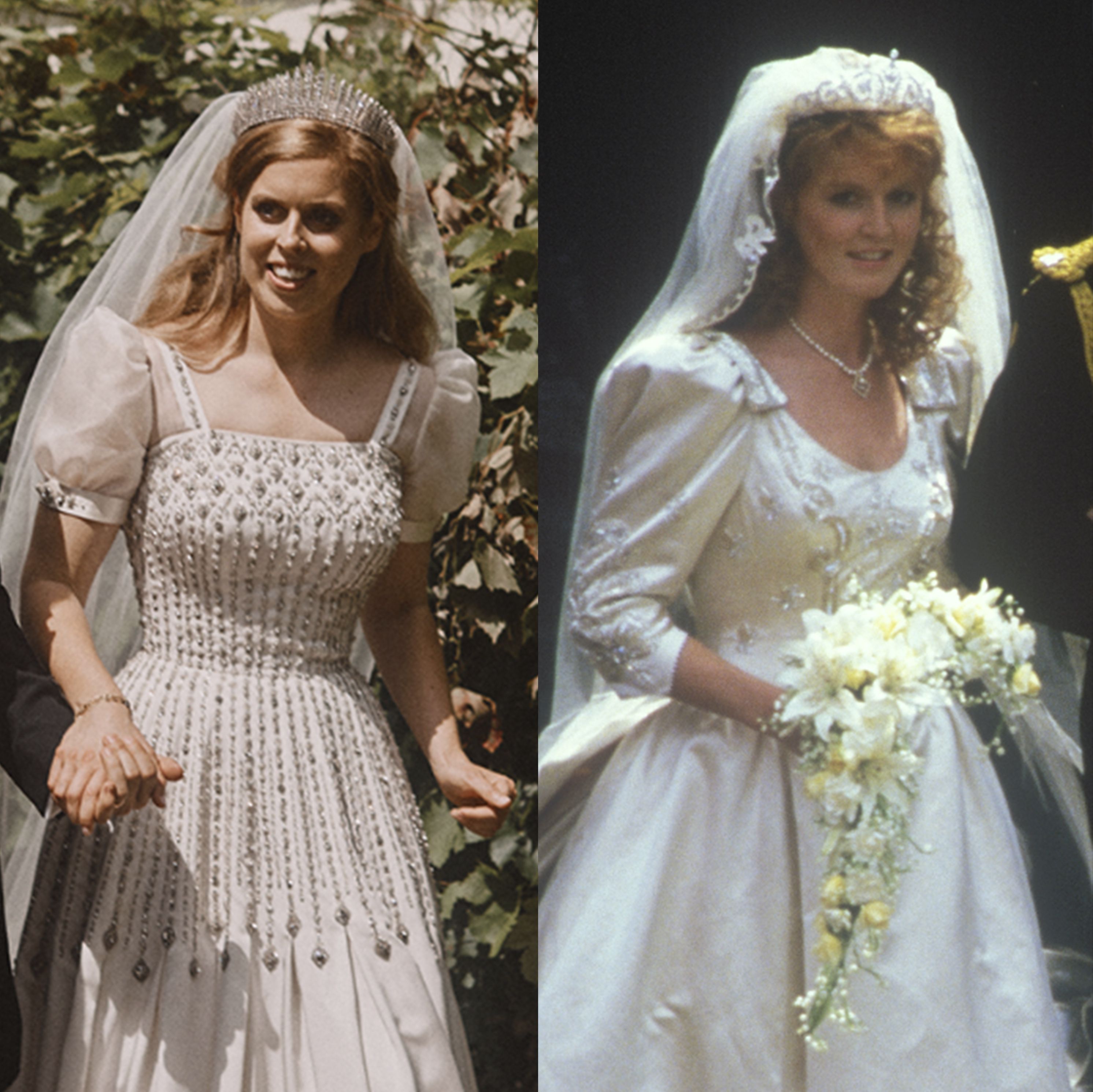 Princess Beatrice's Wedding Dress Compared To Sarah Ferguson Fergie ...