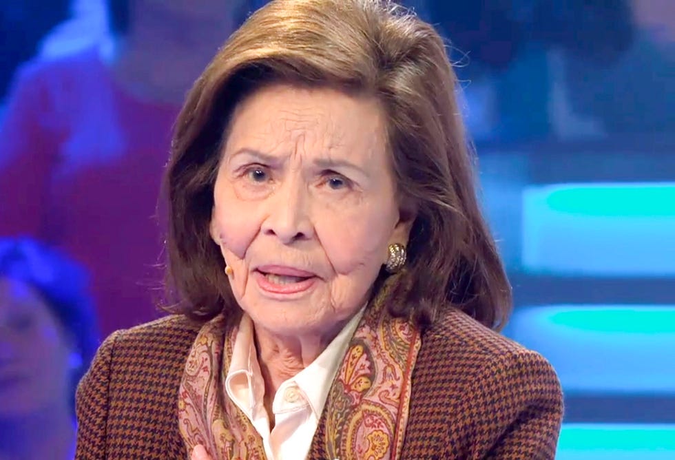 beatriz arrastia, madre de isabel preysler, en el programa 'volverte a ver' en 2019