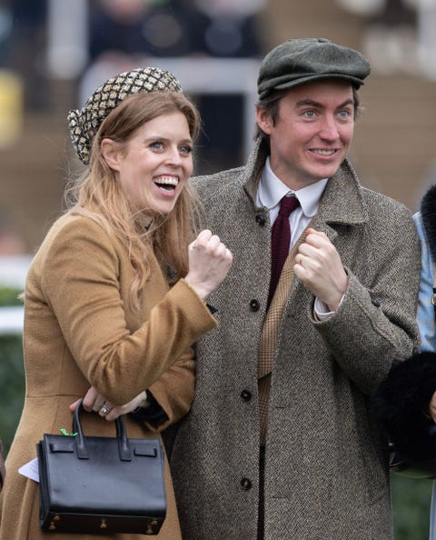 la princesa beatriz de york y su marido, edoardo mapelli mozzi