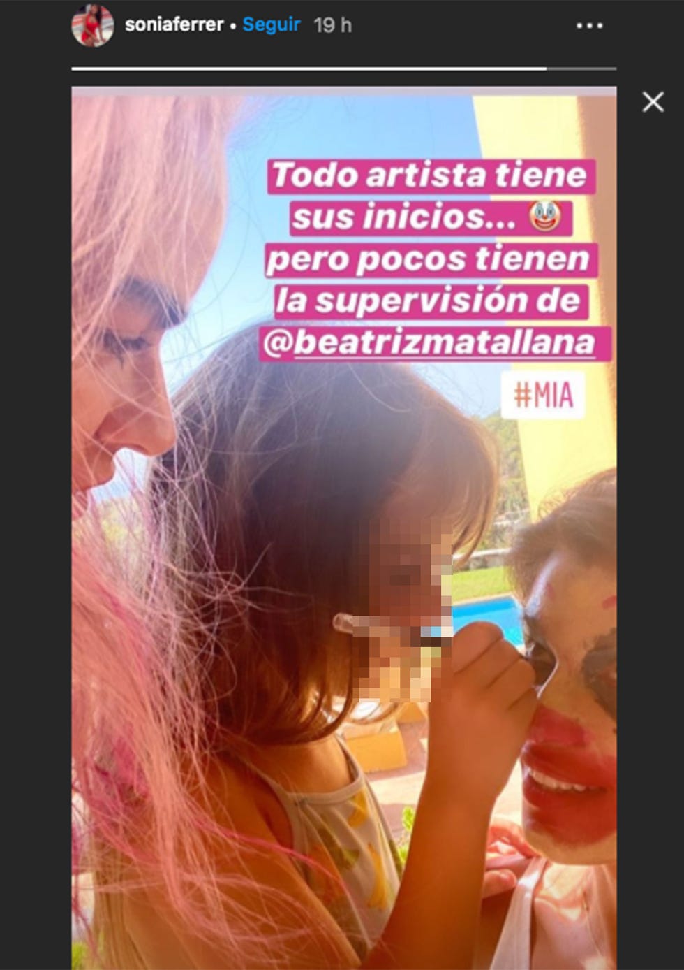 sonia ferrer con beatriz matallana y la hija de esta