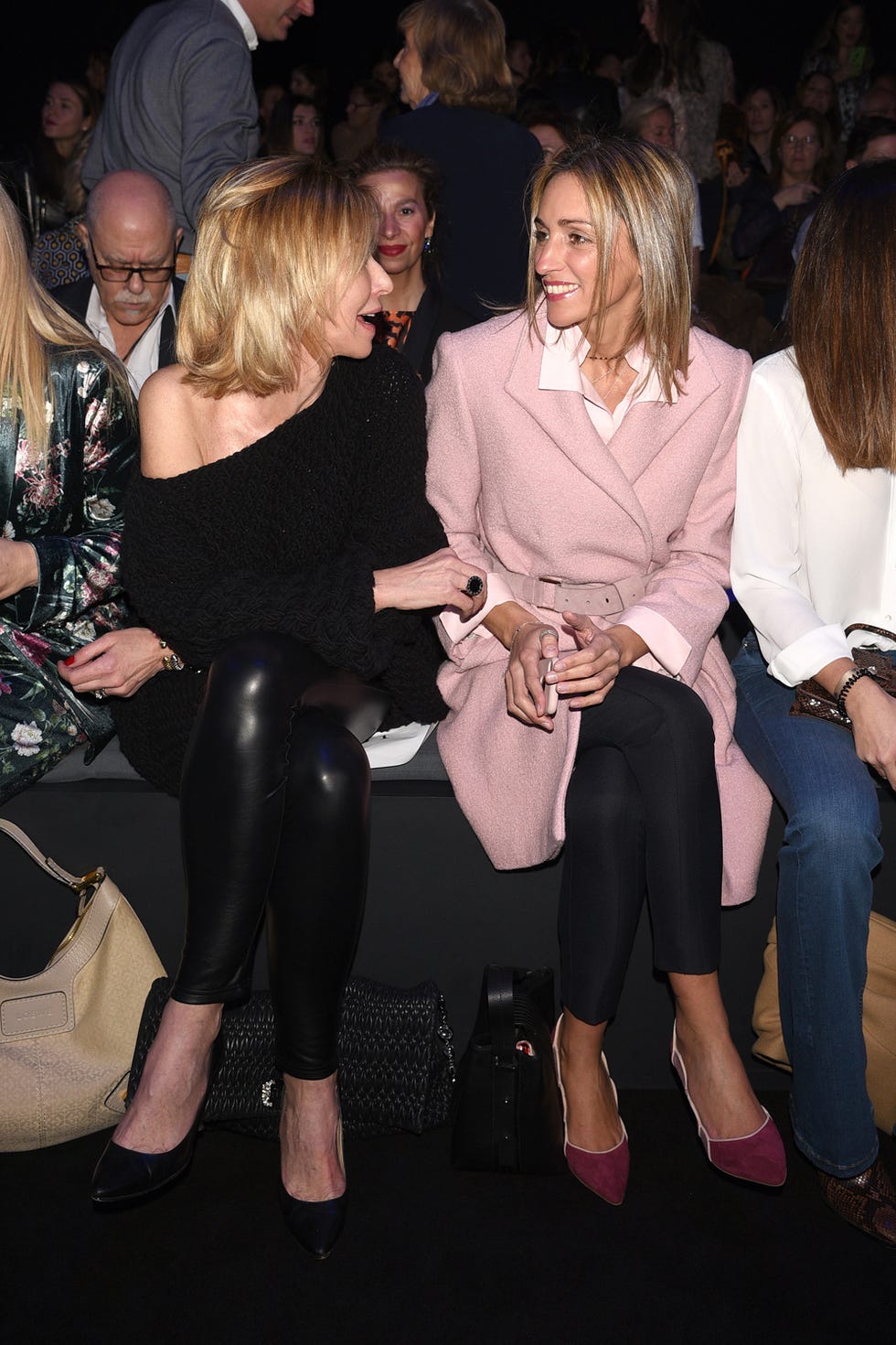 Event, Fashion, Leg, Thigh, Blond, Joint, Fun, Human body, Footwear, Sitting, 